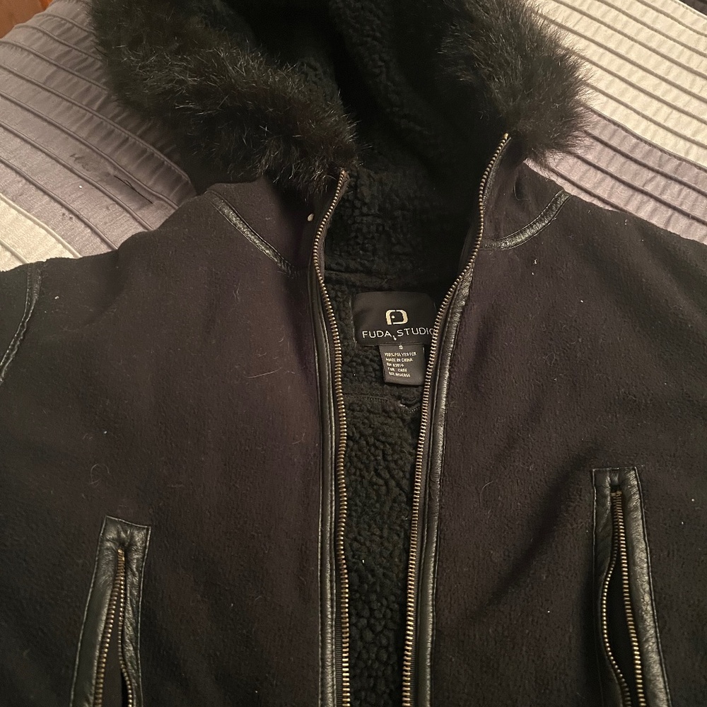 Black winter jacket